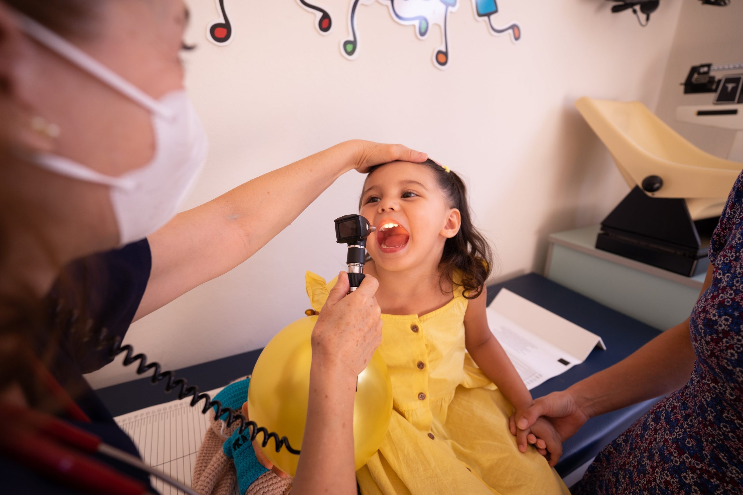 Paediatric Cardiology Specialty Doctor treats a child patient in hospital